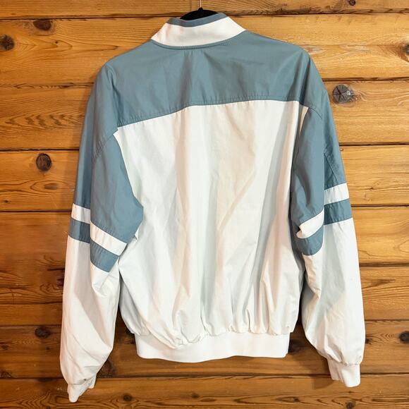 Members Only Vintage Blue & White Reversible Jacket Large - Picture 2 of 7